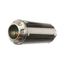 HOT BODIES Hotbodies MGP II Carbon Fiber Slip-On Exhaust W/Stainless End Cap