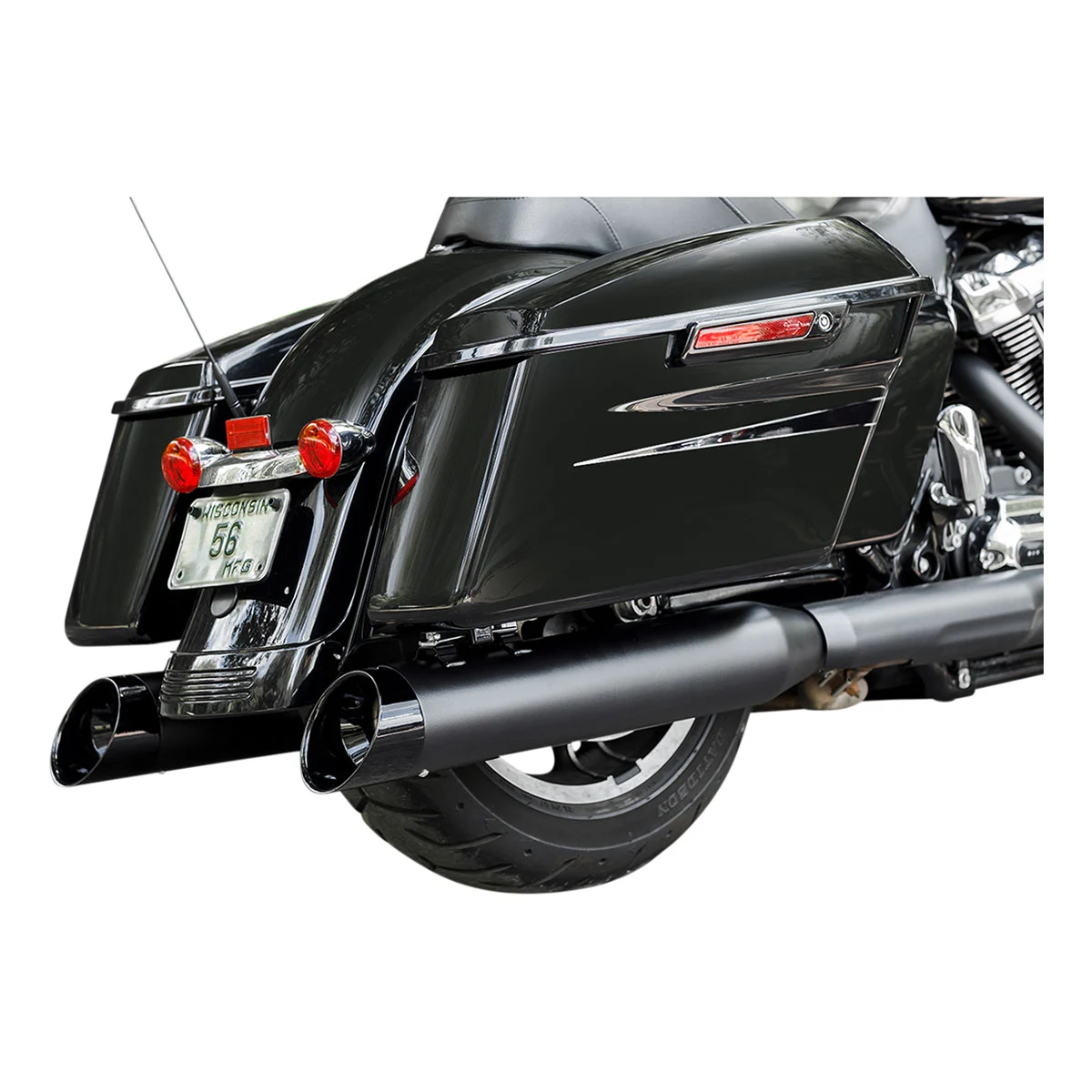S&S Cycle MK45 Cutlass Black Slip-On Muffler - Image 2