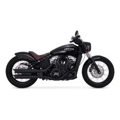 Vance & Hines PCX 3" Round Twin Slash Slip-On Mufflers Black