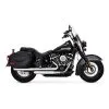 Vance & Hines PCX 3" Round Twin Slash Slip-On Mufflers Chrome