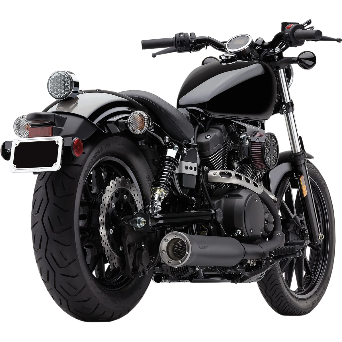 Cobra 4" Black Slip-On Muffler - Image 2