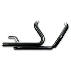 S&S Cycle Power Tune Dual Header Exhaust With Black Heat Shields