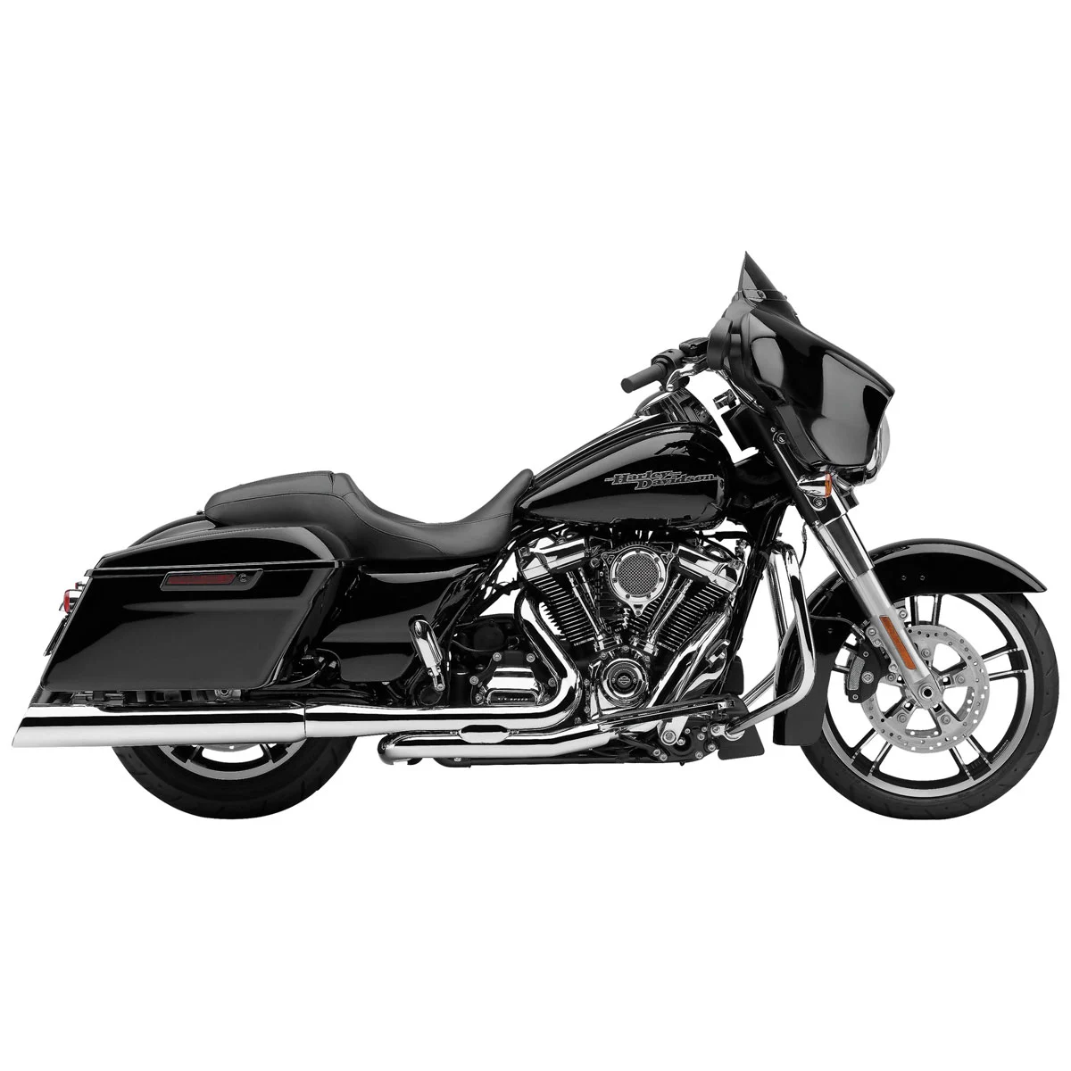 Cobra 4" 909 Uppercut Chrome Slip-On Mufflers - Image 2