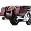 Cobra 4" Chrome Slip-On Mufflers With Race Pro Tips