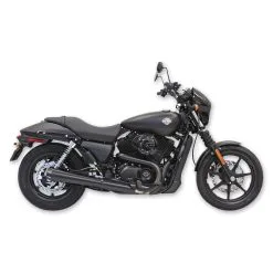 Bassani 4" Megaphone Black Slip-On Muffler