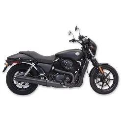 Bassani 4" Long Straight Black Slip-On Muffler