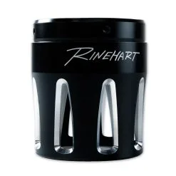 Rinehart Racing 4" Moto Series Machined End Cap Merge Style Black