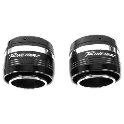 Rinehart Racing MOTOPRO45 4-1/2" Black Standard End Caps