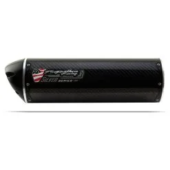 Two Brothers Racing Carbon Fiber M-2 Silver Series Slip-On Exhaust