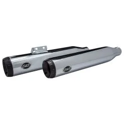 S&S Cycle Grand National Slip-On Race Muffler Chrome
