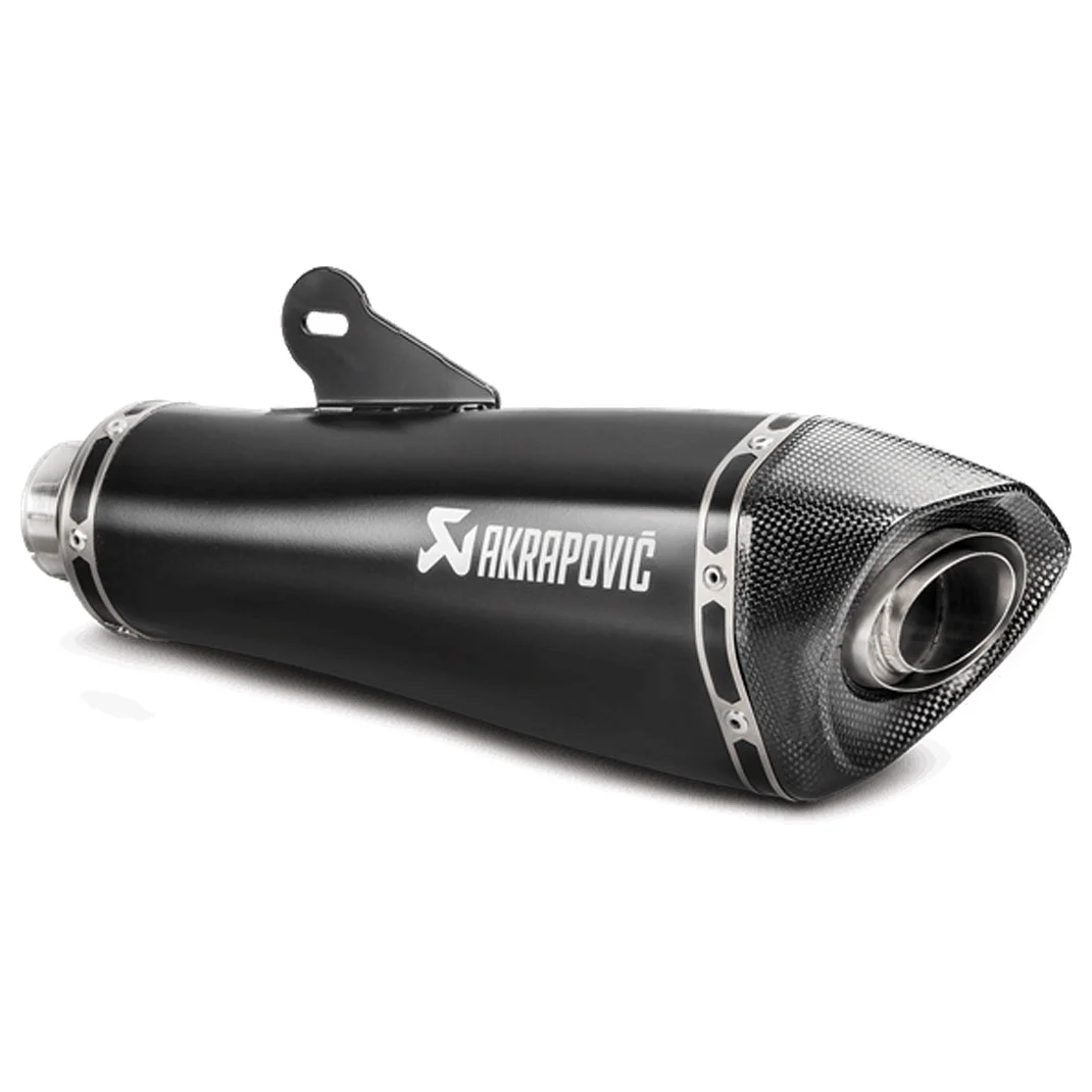 Akrapovic BLK TI/CF Slip-On Exhaust - Image 4