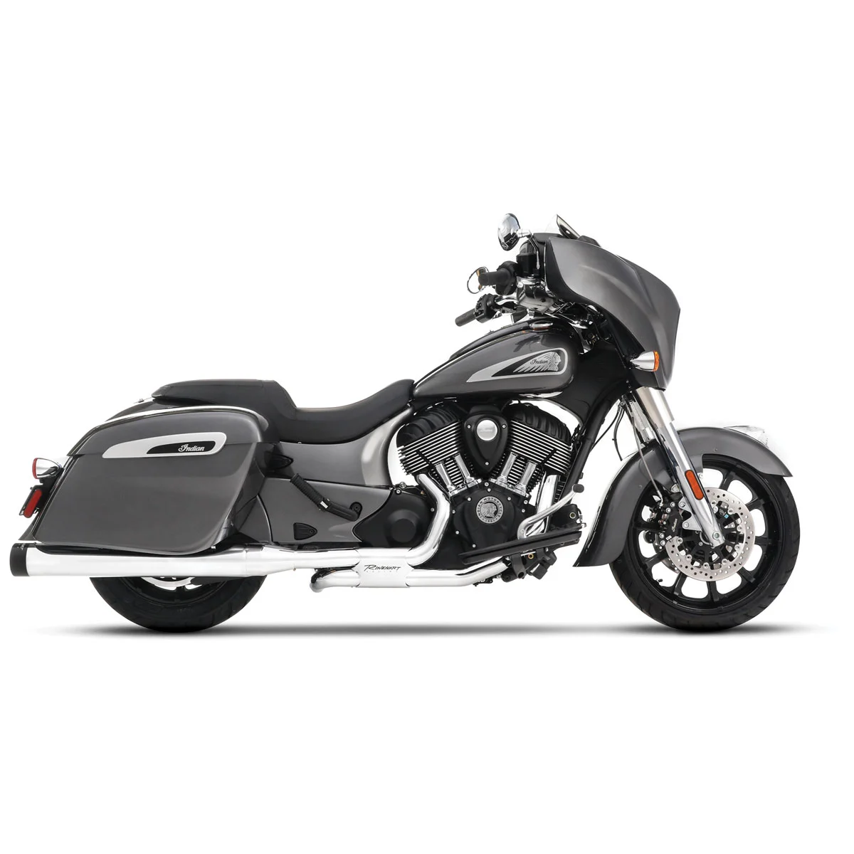 Rinehart Racing Slimline Duals Chrome Header Kit