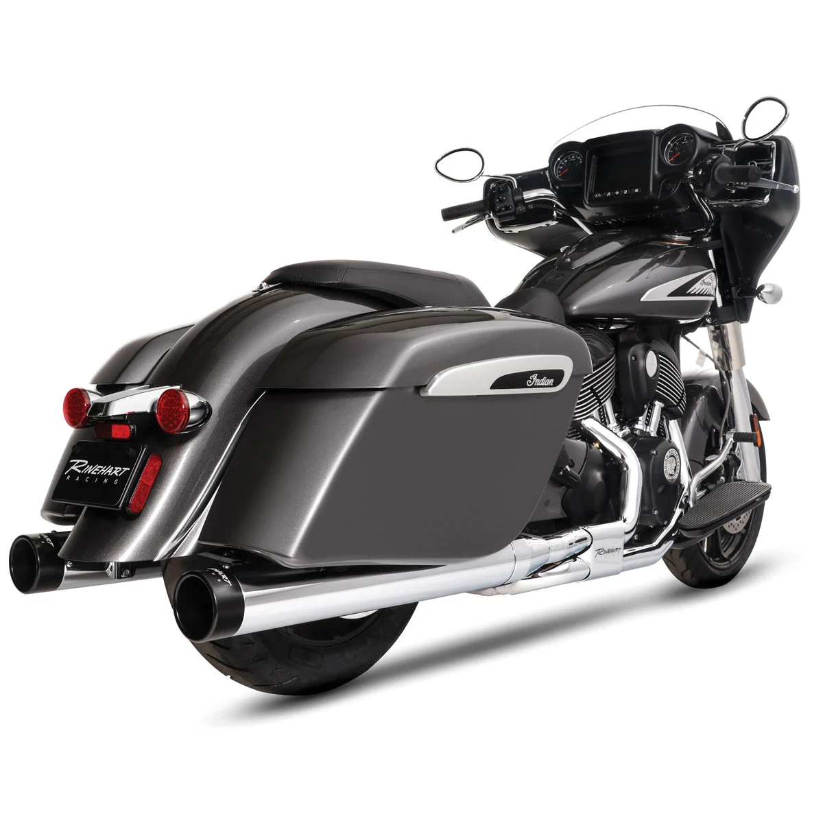 Rinehart Racing Slimline Duals Chrome Header Kit - Image 2