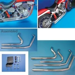 V-Twin Manufacturing Maxx-Shot Drag Pipe Exhaust System