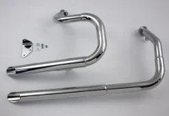 V-Twin Manufacturing Slash Cut Exhaust Drag Pipe Set