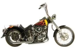 Paughco 1-3/4" Staggered Dual Tapered Exhaust System For Rigid Frames