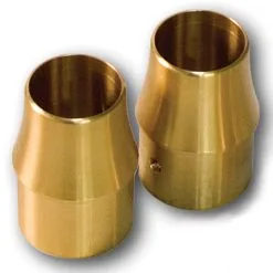 Paughco Brass Long Curve Exhaust Tips For 1-3/4″ Diameter Pipes