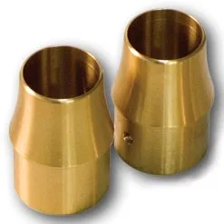 Paughco Long Curve Brass Exhaust Tips For 2" Diameter Pipes