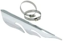 J&P Cycles Flamed Heat Shields