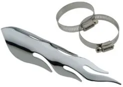 J&P Cycles Flamed Heat Shields