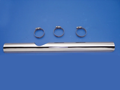 J&P Cycles Chrome Heat Shield - Image 2