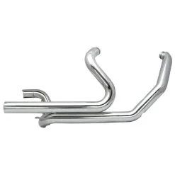 S&S Cycle Power Tune Duals Header With Chrome Heat Shields