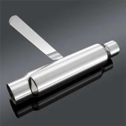 J&P Cycles Universal Chrome Shorty Muffler