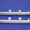 J&P Cycles 2" Chrome Slip-On Drag Pipe Extensions