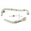 Lextek Stainless Steel Underseat Downpipe