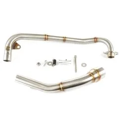Lextek Stainless Steel Underseat Downpipe