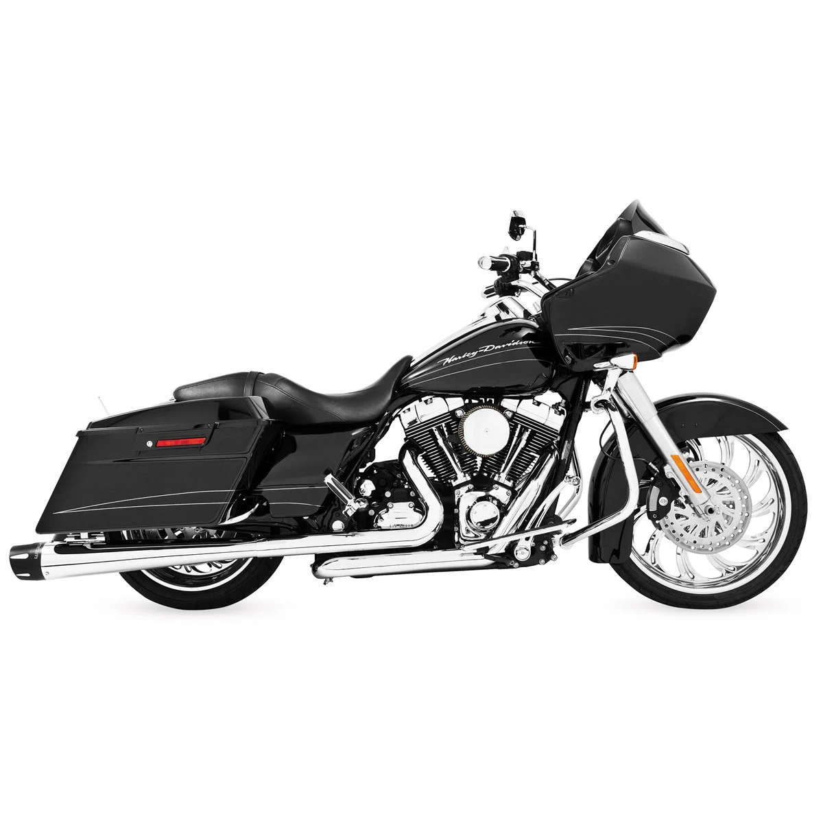 Freedom Performance Exhaust Freedom Performance 4.5" Combat Series Chrome Slip-On Mufflers - Image 2