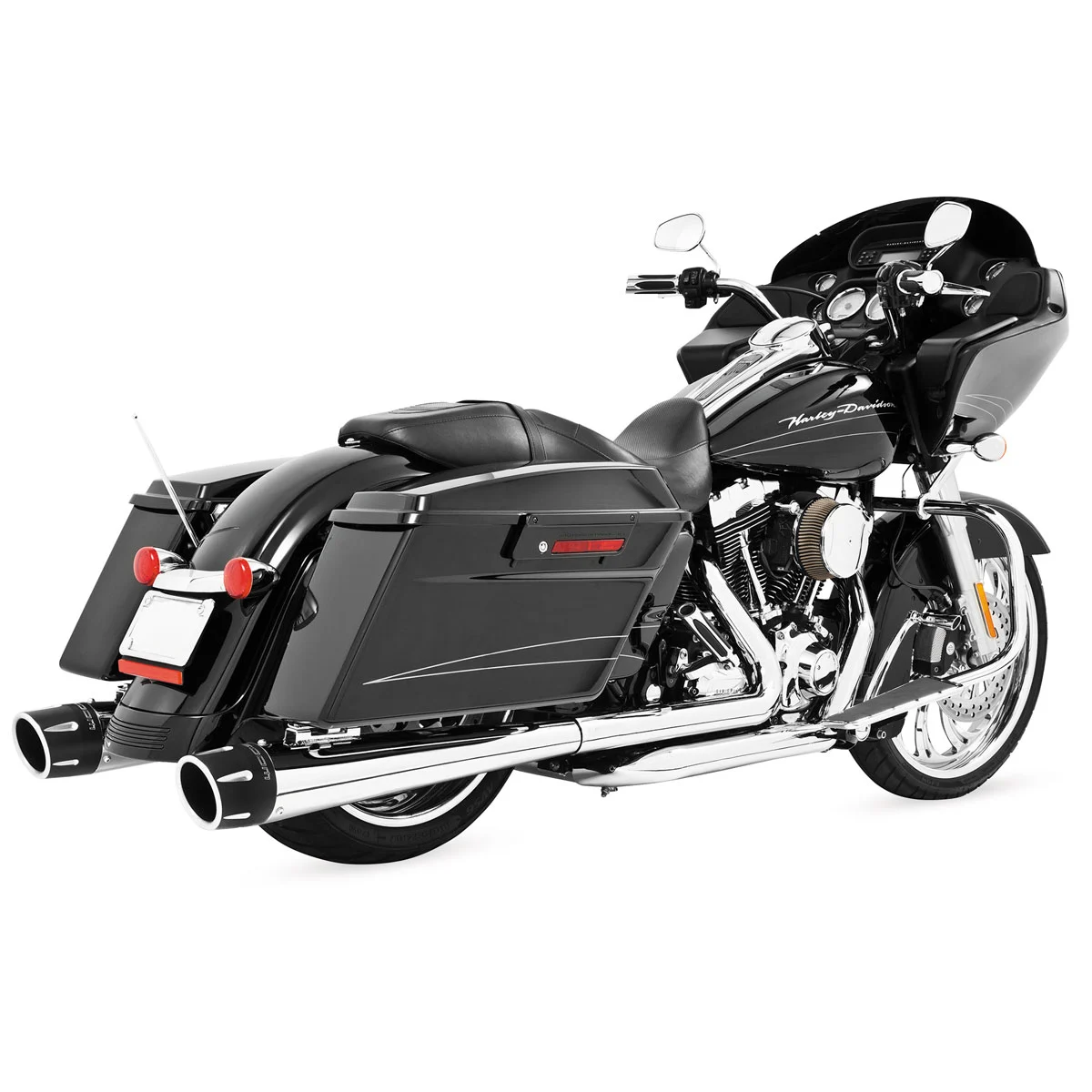 Freedom Performance Exhaust Freedom Performance 4.5" Combat Series Chrome Slip-On Mufflers - Image 3