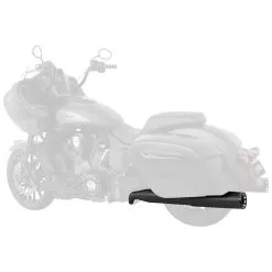 Freedom Performance Exhaust Freedom Performance 4.5" Union 2-Step Black Ghost Pipe With Straight Or Slash Tips