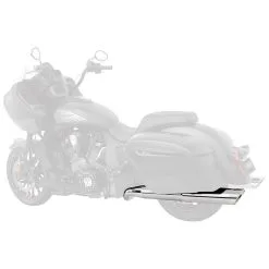 Freedom Performance Exhaust Freedom Performance 4.5" Union 2-Step Chrome Ghost Pipe With Straight Or Slash Tips