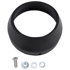 Bassani Black Slash Cut Quick Change End Cap