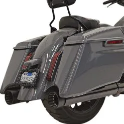 Bassani DNT Straight Can Black Slip-On Mufflers