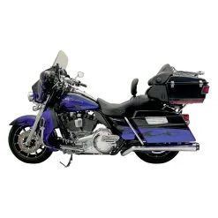 Bassani Road Rage II Megapower Pseudo Left-Side Chrome Megaphone Muffler