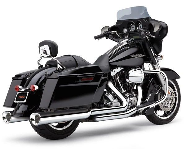 Cobra Tri-Flo Chrome Slip-On Mufflers