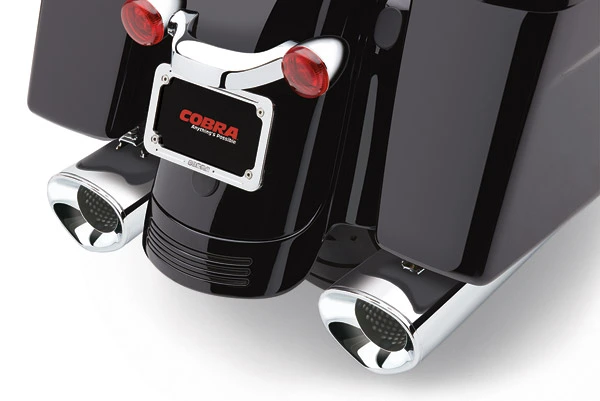 Cobra Tri-Flo Chrome Slip-On Mufflers - Image 3