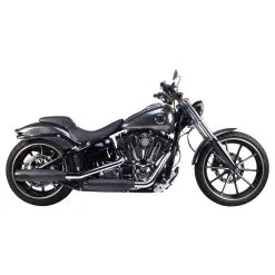 Two Brothers Racing Comp-S Ceramic Black Dual Slip-Ons With Carbon Fiber Tip