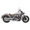 Bassani 3" Classic Chrome Slip-On Mufflers