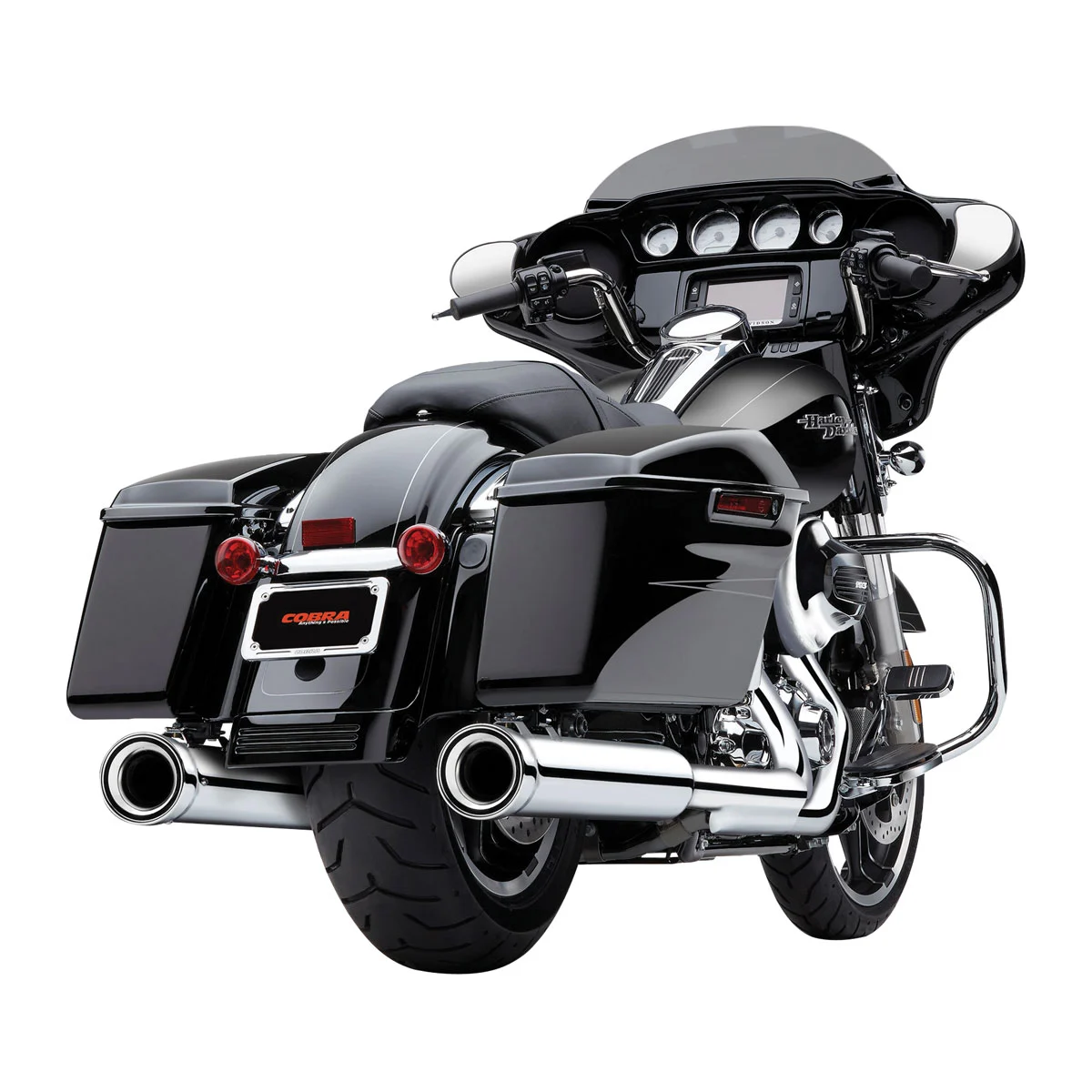 Cobra 4" Neighbor Hater Chrome Slip-On Mufflers