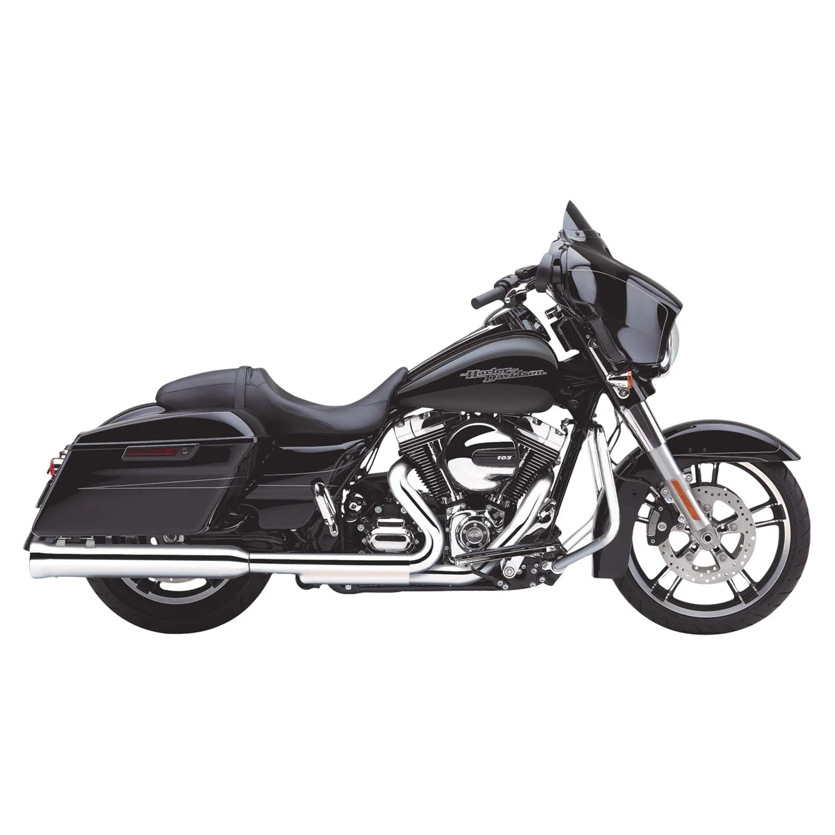 Cobra 4" Neighbor Hater Chrome Slip-On Mufflers - Image 3