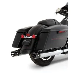 Rinehart Racing Moto Series 4" Slip-On Mufflers Chrome