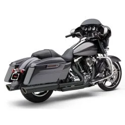 Cobra 909 Twins Black Slip-On Mufflers