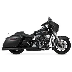 Vance & Hines Titan Oversized 450 Slip Ons Black With Black End Caps