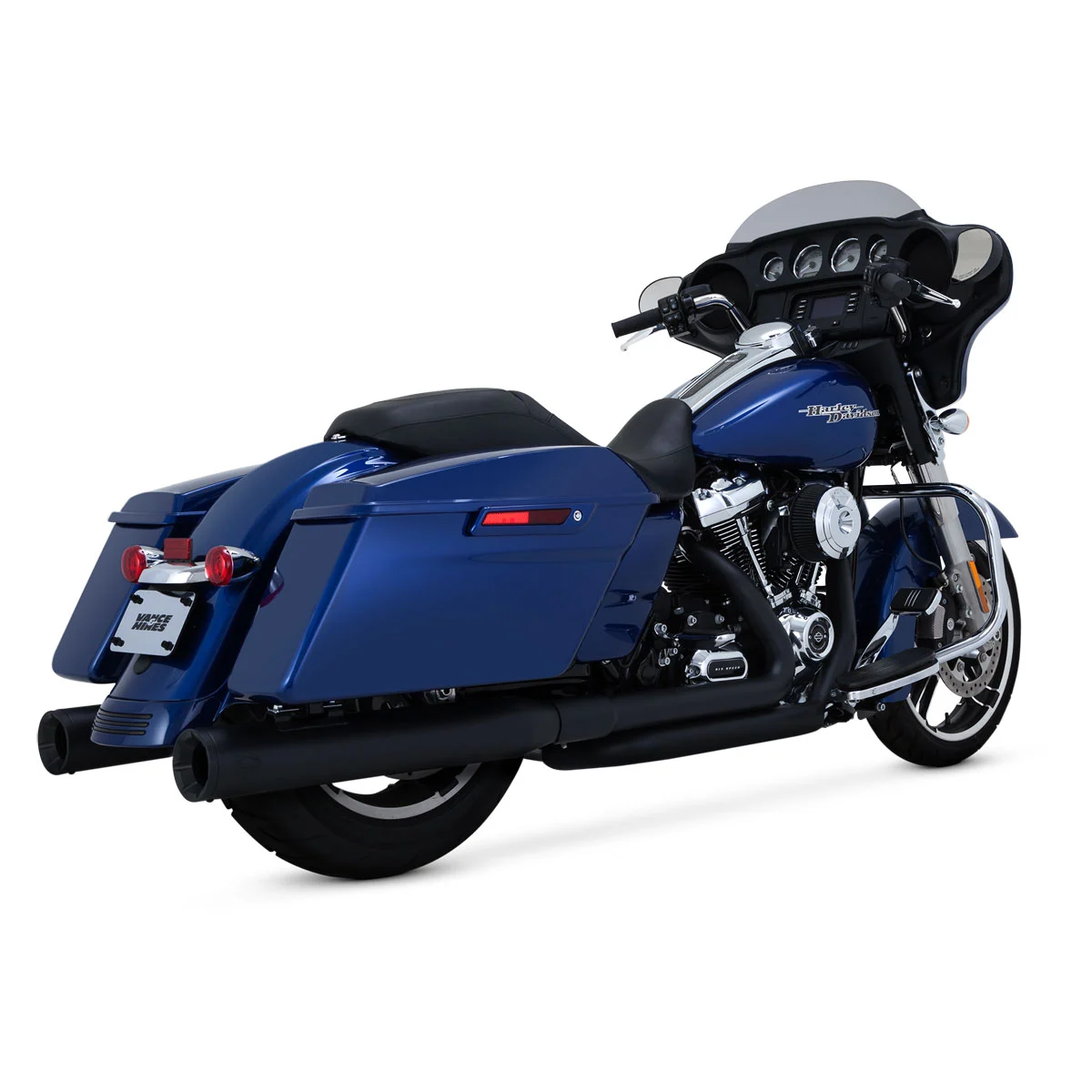 Vance & Hines Eliminator 400 Slip-Ons Black With Black End Caps - Image 2