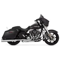 Vance & Hines Titan Oversized 450 Slip Ons Chrome With Chrome End Caps