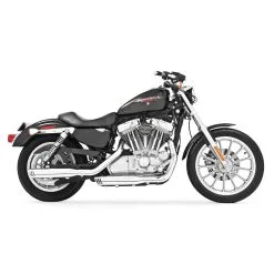 Freedom Performance Exhaust Freedom Performance 3-1/4" Racing Slip-Ons Chrome With Chrome End Caps