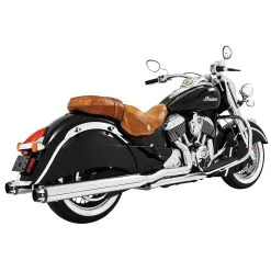 Freedom Performance Exhaust Freedom Performance 4.5" American Outlaw Slip-On Mufflers Chrome With Black End Caps